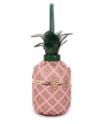 Pineapple Shaped Crossbody Bag A9355 PINK